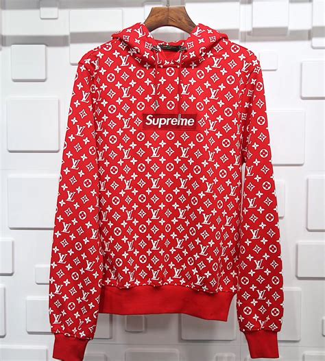 suprême louis vuitton pull|supreme x Louis Vuitton hoodie.